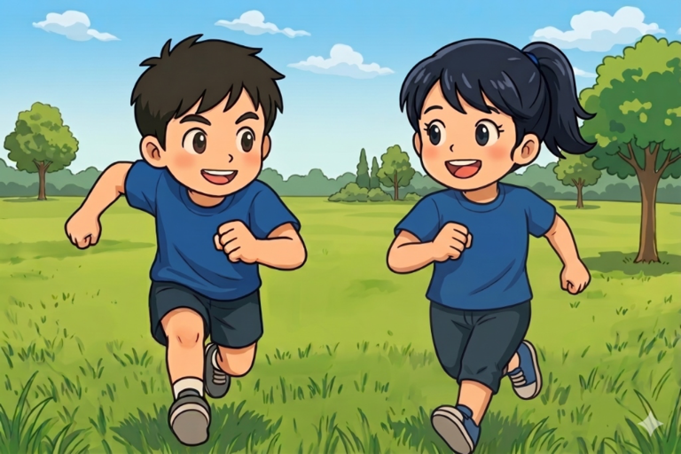 小学生ベーシックのイラスト