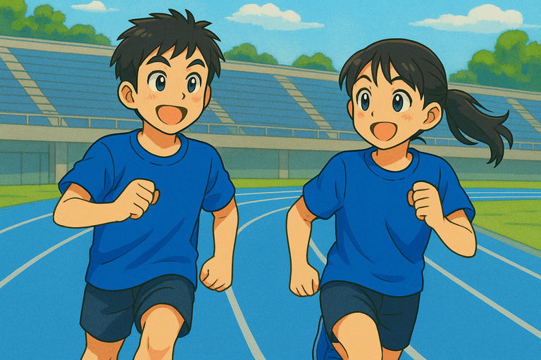 中学生クラス（中学1〜3年生）のイラスト